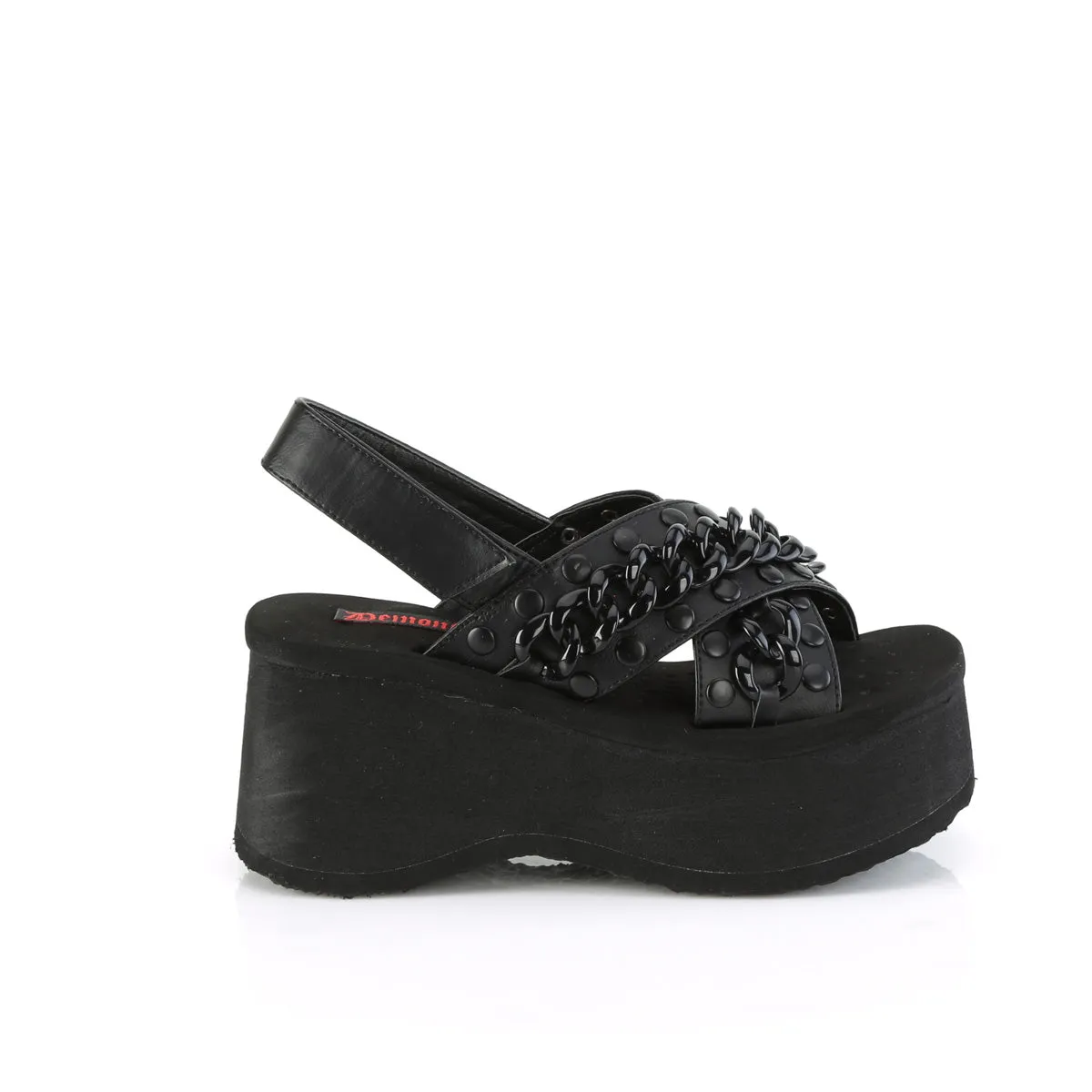 2 Inch Platform FUNN-12 Black Pu