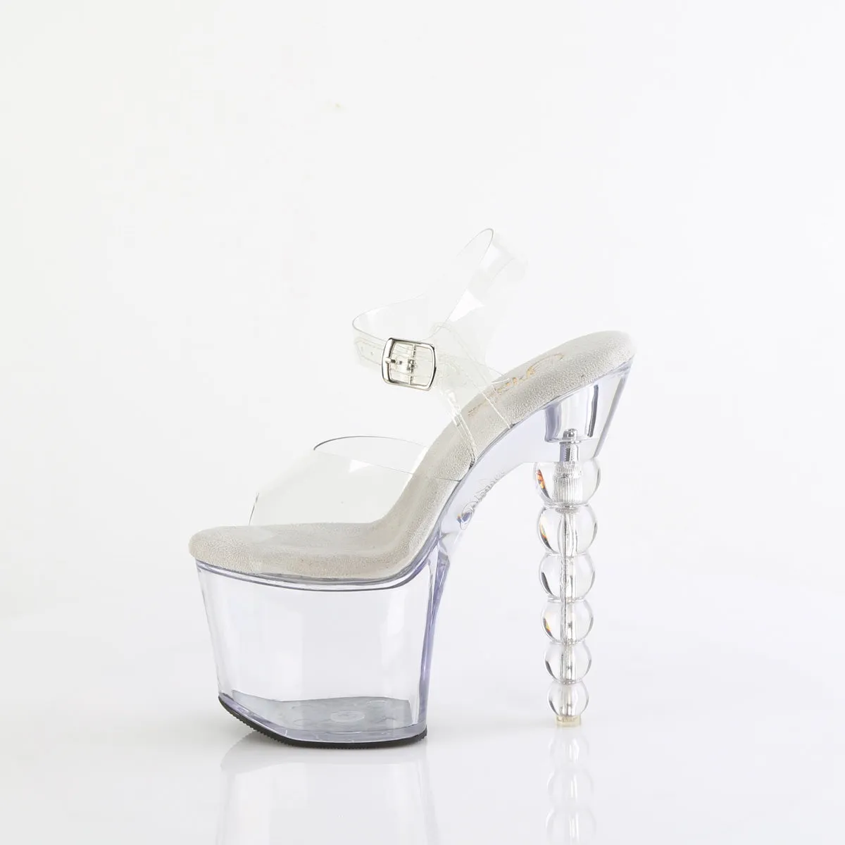 7 Inch Heel BLISS-708 Clear