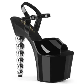 7 Inch Heel BLISS-709 Black Patent