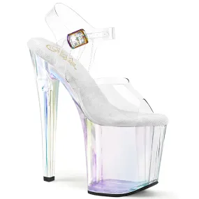 8 Inch Heel ENCHANT-708HT Clear Holo