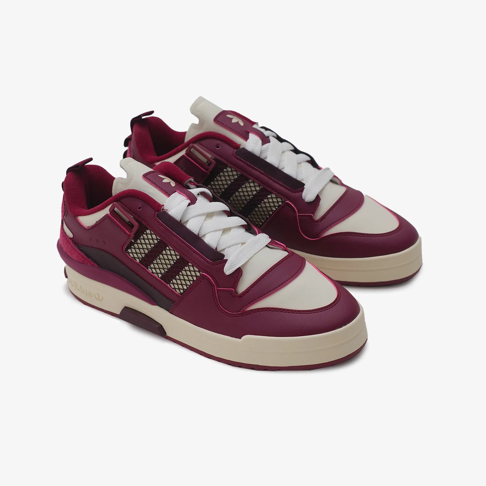 Adidas Originals | FORUM MOD LOW  { MAROON/WHITE