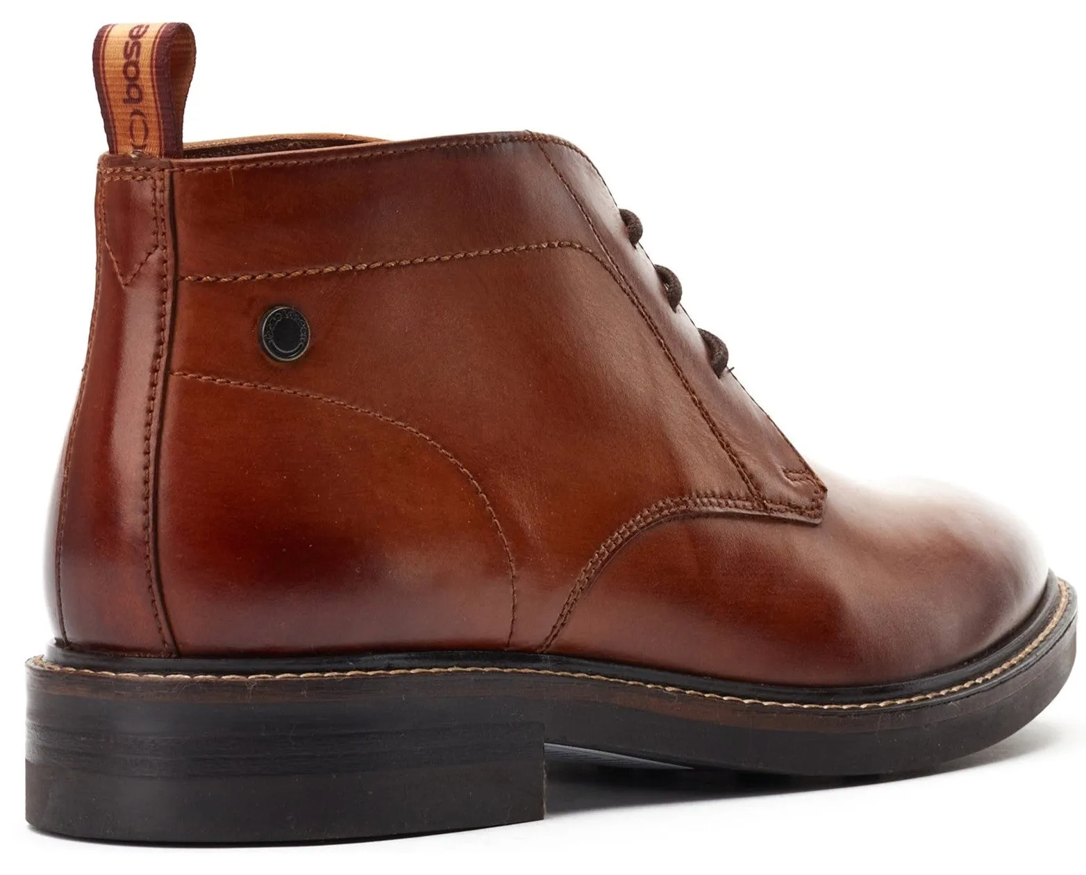 Base London Knebworth Mens Leather Lace Up Chukka Boot