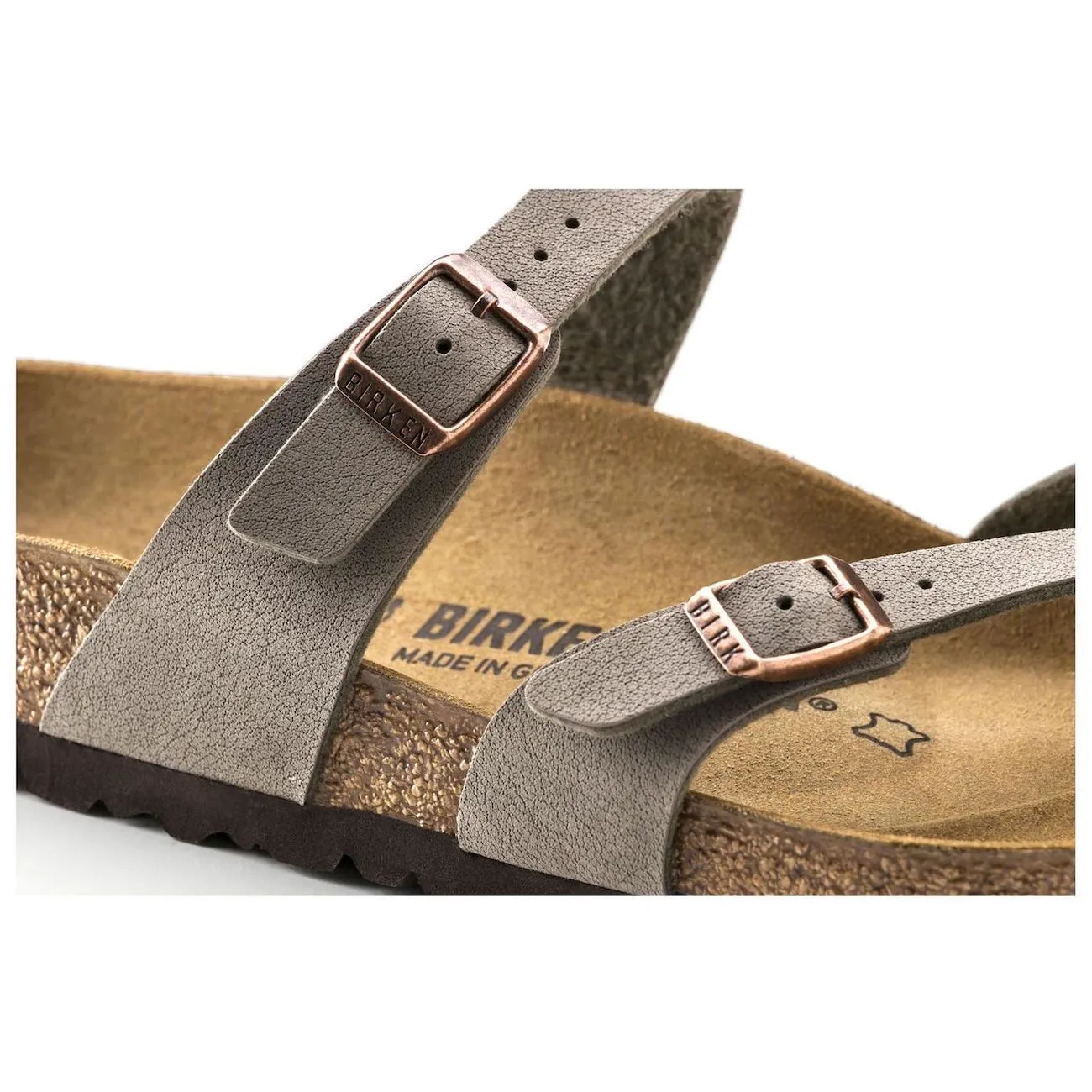 Birkenstock Classic, Mayari, Regular Fit, Birko-Flor Nubuck, Stone