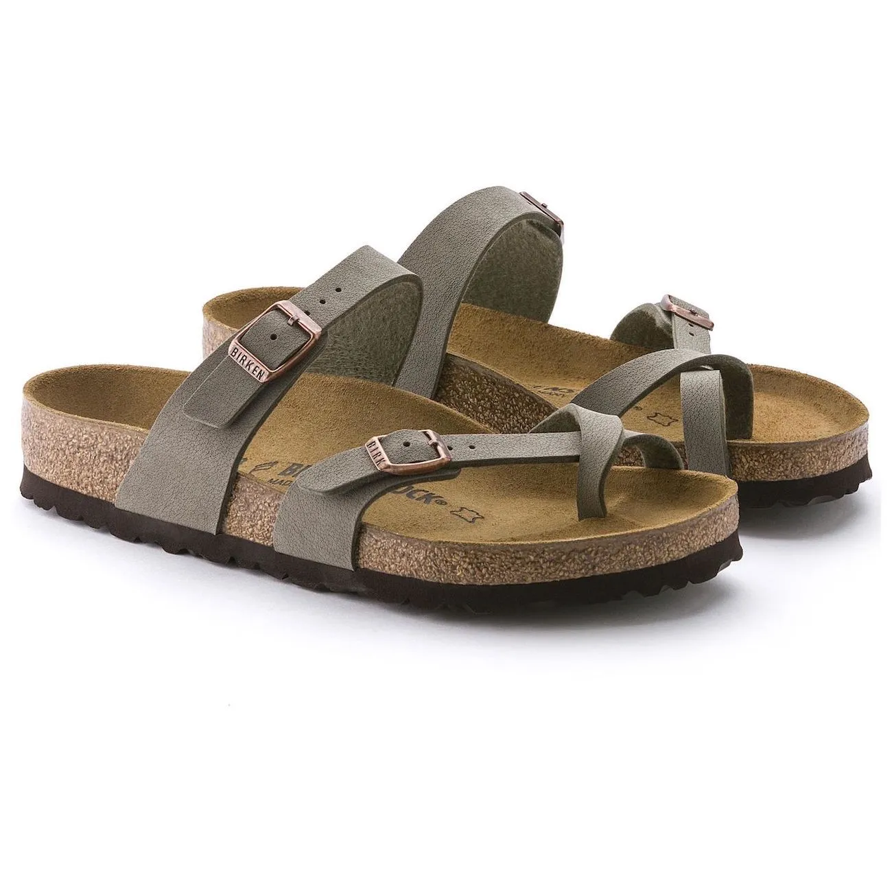 Birkenstock Classic, Mayari, Regular Fit, Birko-Flor Nubuck, Stone