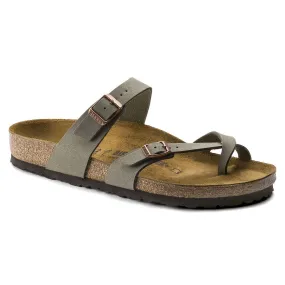 Birkenstock Classic, Mayari, Regular Fit, Birko-Flor Nubuck, Stone