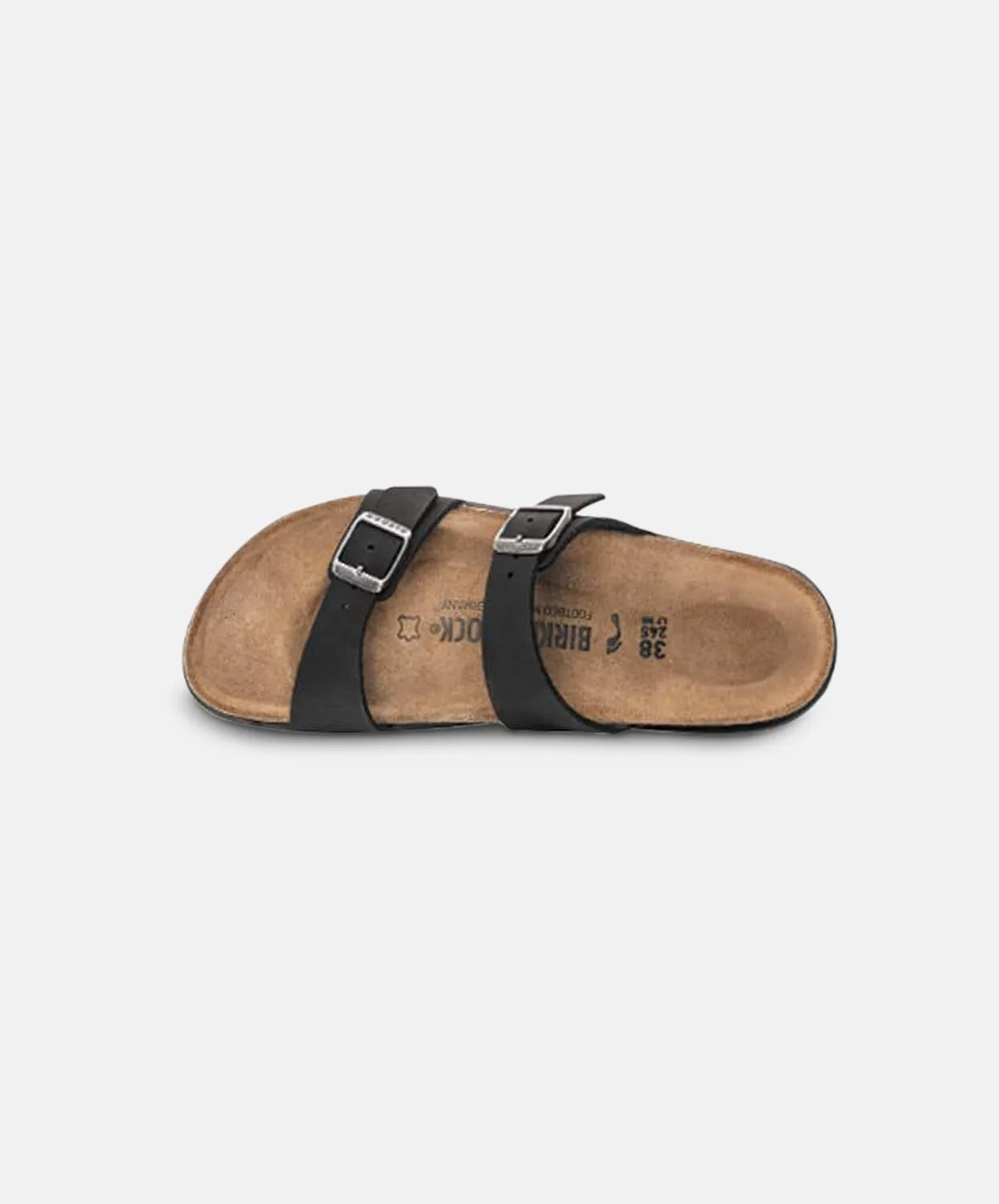 Birkenstock Sierra Cross Town Birko-Flor Nubuk Black Sandals