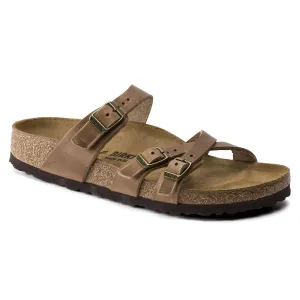 BIRKENSTOCK Women's Franca Oil Leather (Tobacco - Narrow Fit)