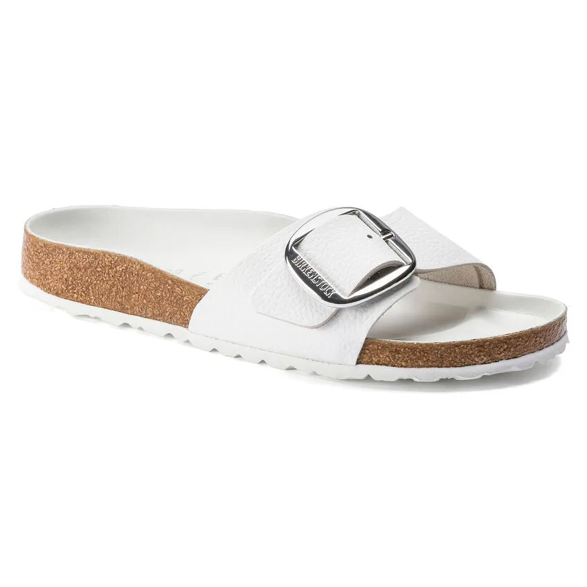 Birkenstock Women's Madrid Big Buckle Leather (White)