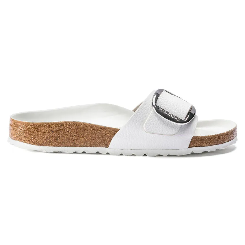 Birkenstock Women's Madrid Big Buckle Leather (White)