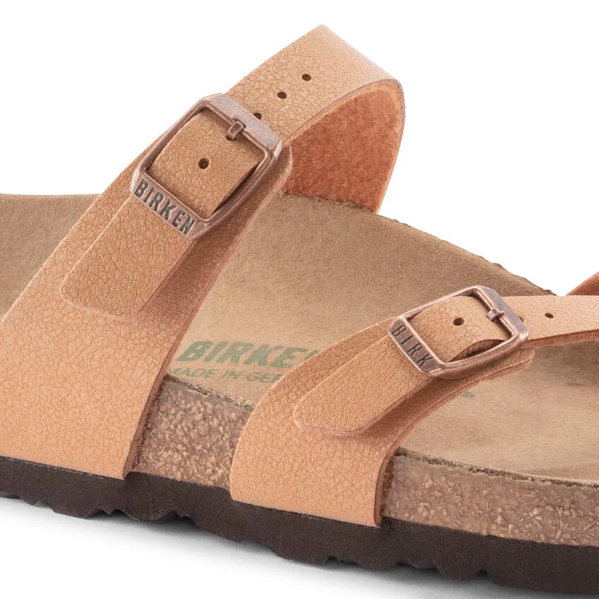 Birkenstock Women's Mayari Vegan Birkibuc (Pecan - Wide Foot)