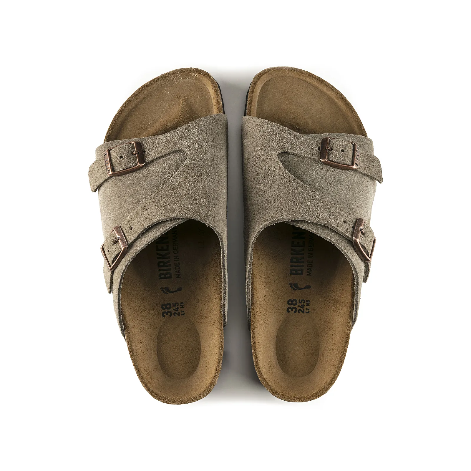 Birkenstock Zurich Sandal (Women) - Taupe Suede