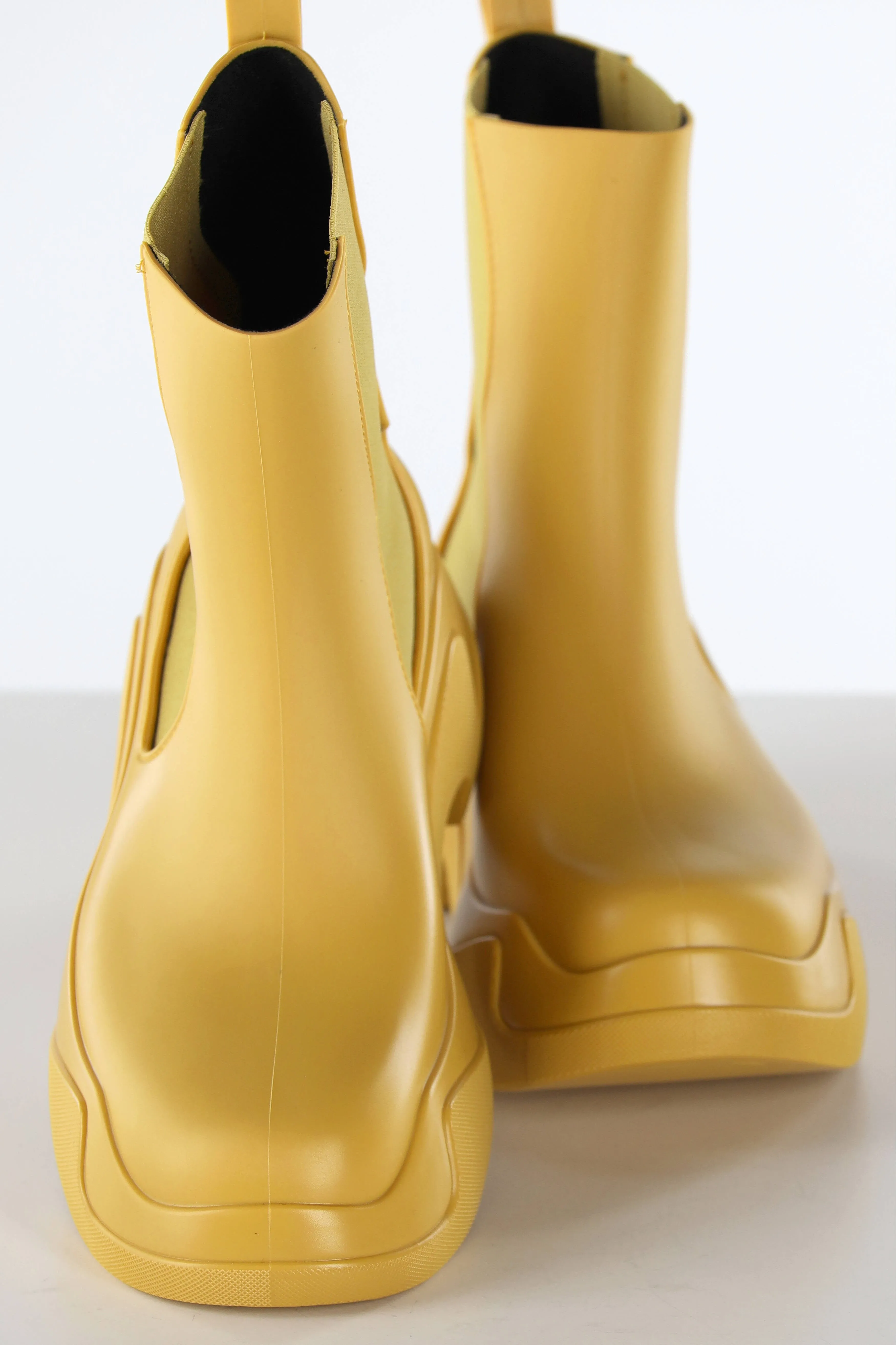 Boots PVC Recyclable in Mustard