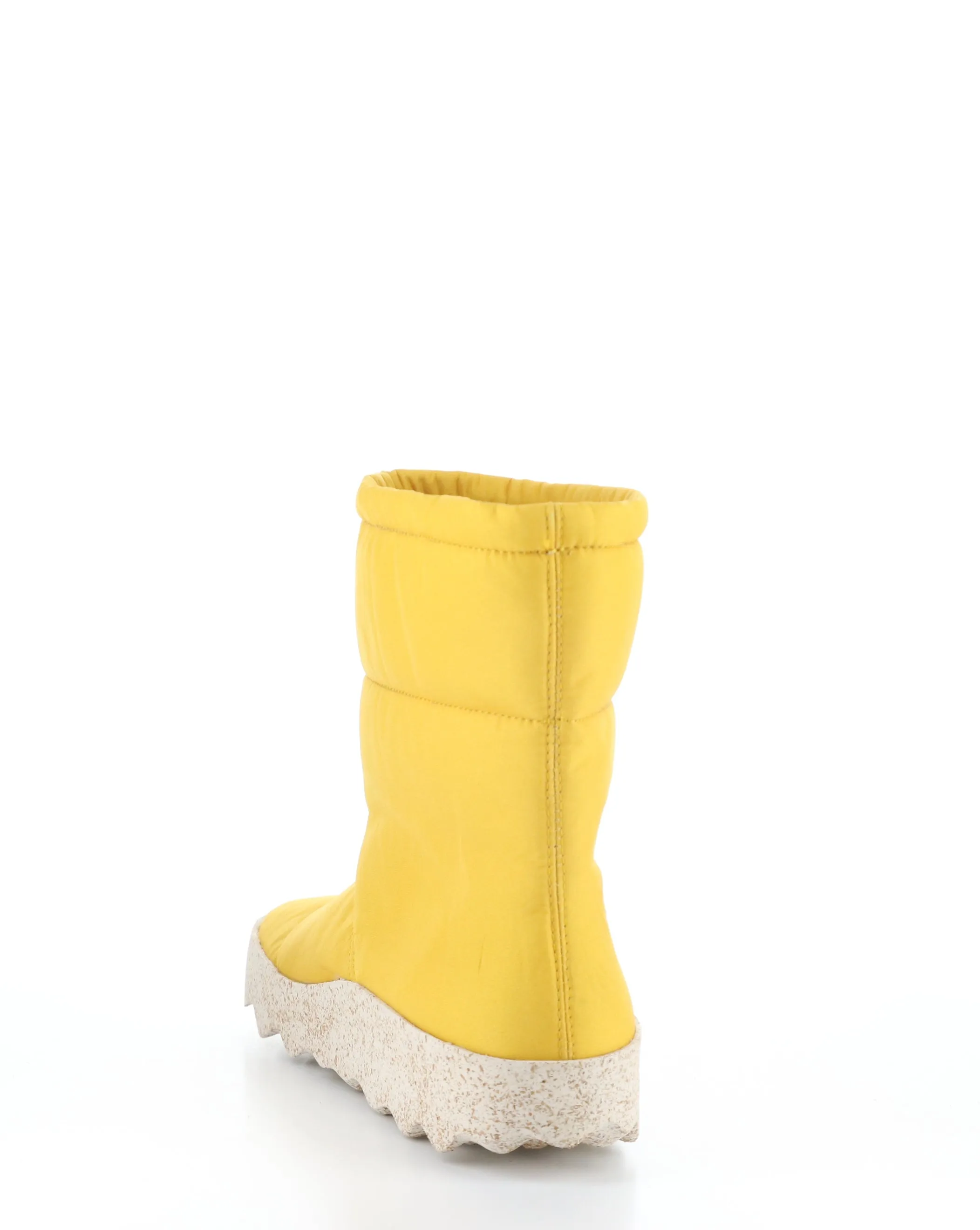 CALE142ASP Yellow Round Toe Boots