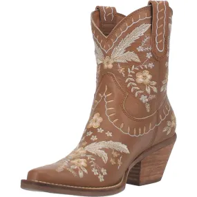 Dingo Women's Primrose Leather Cowgirl Booties