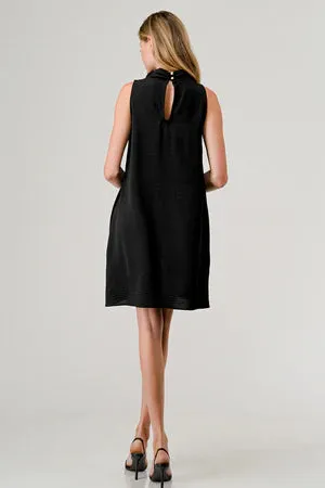 Drape neck dress