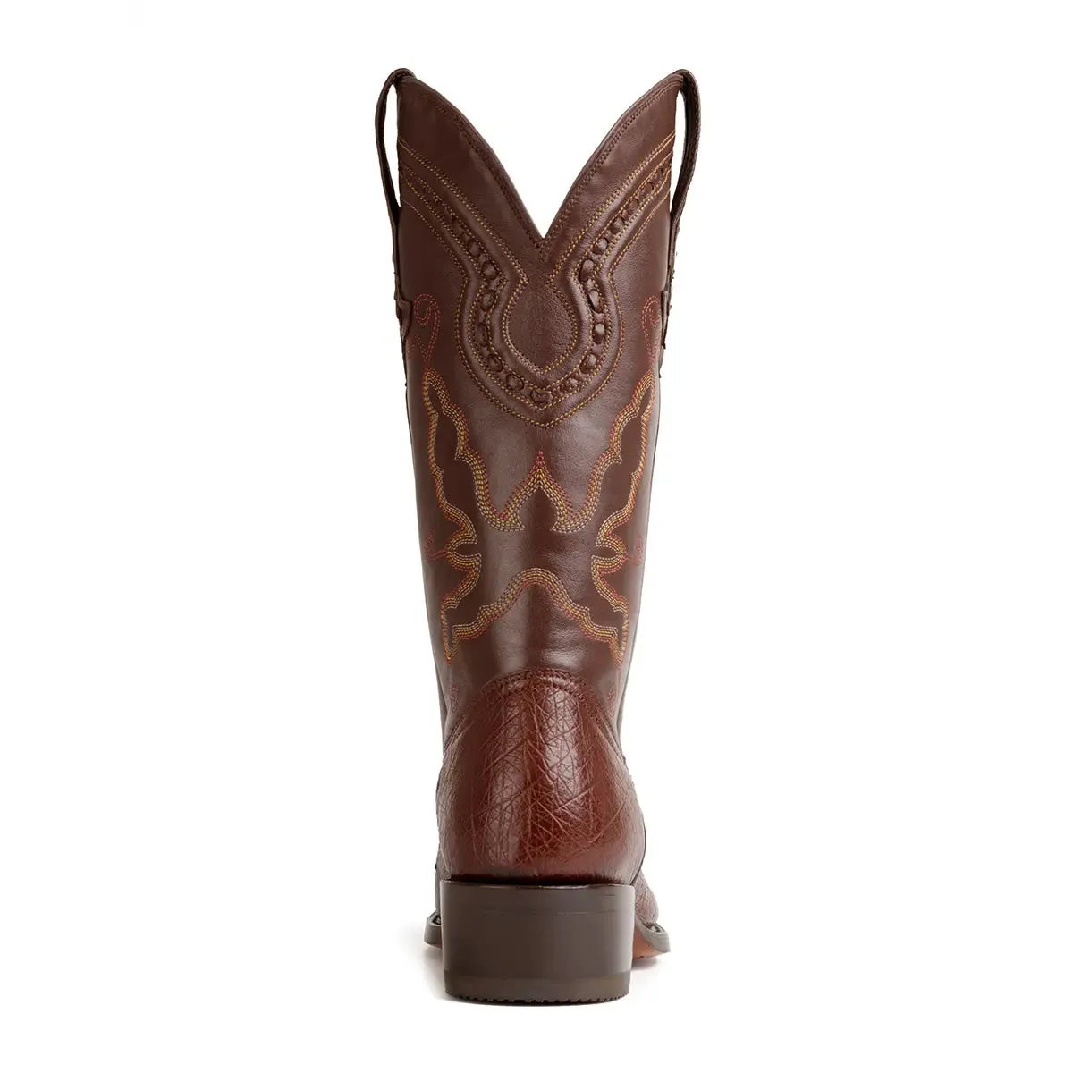 Gavel Men's Travis Smooth Ostrich Boots - Tobacco