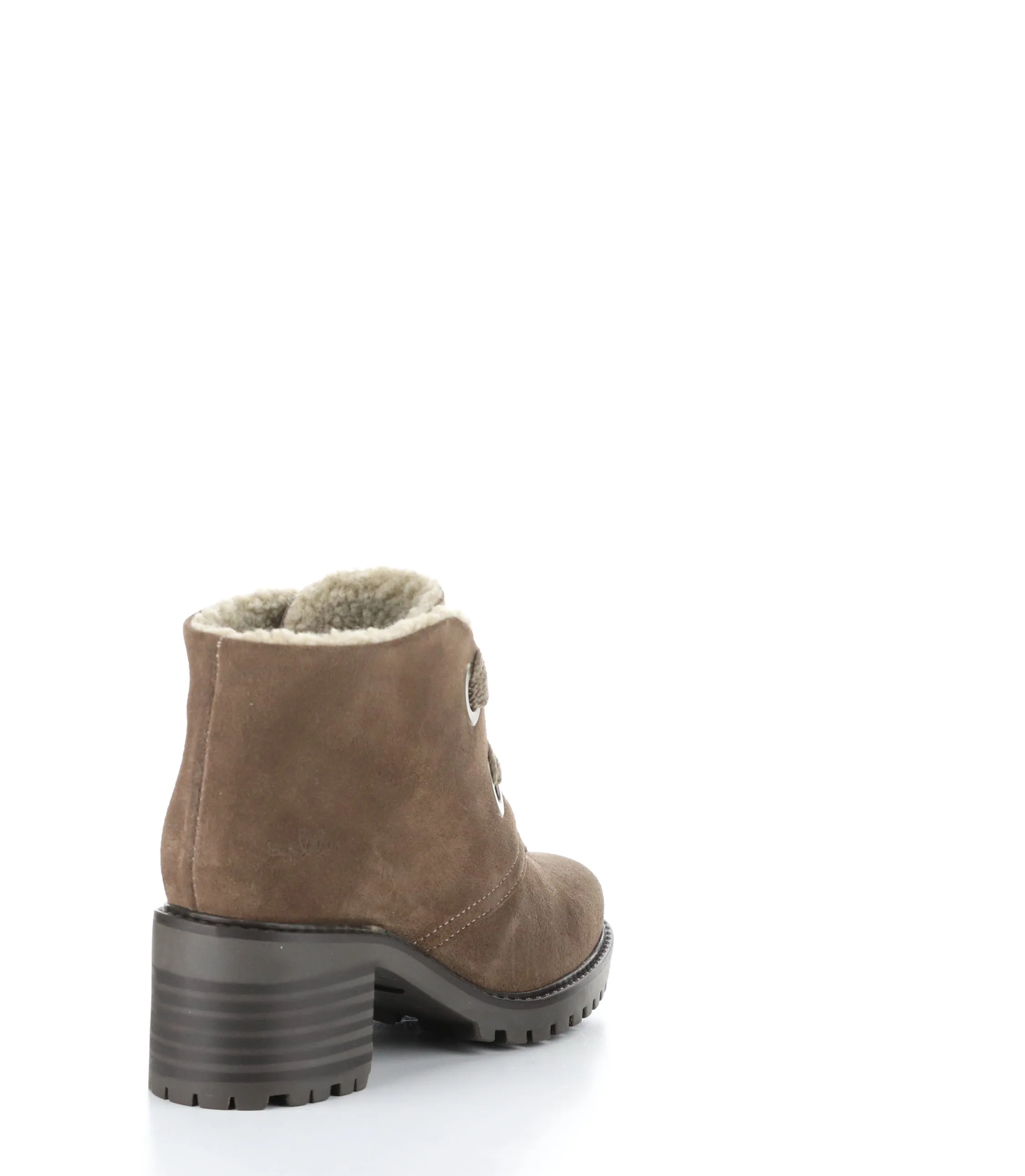 INDEX TAUPE Round Toe Boots