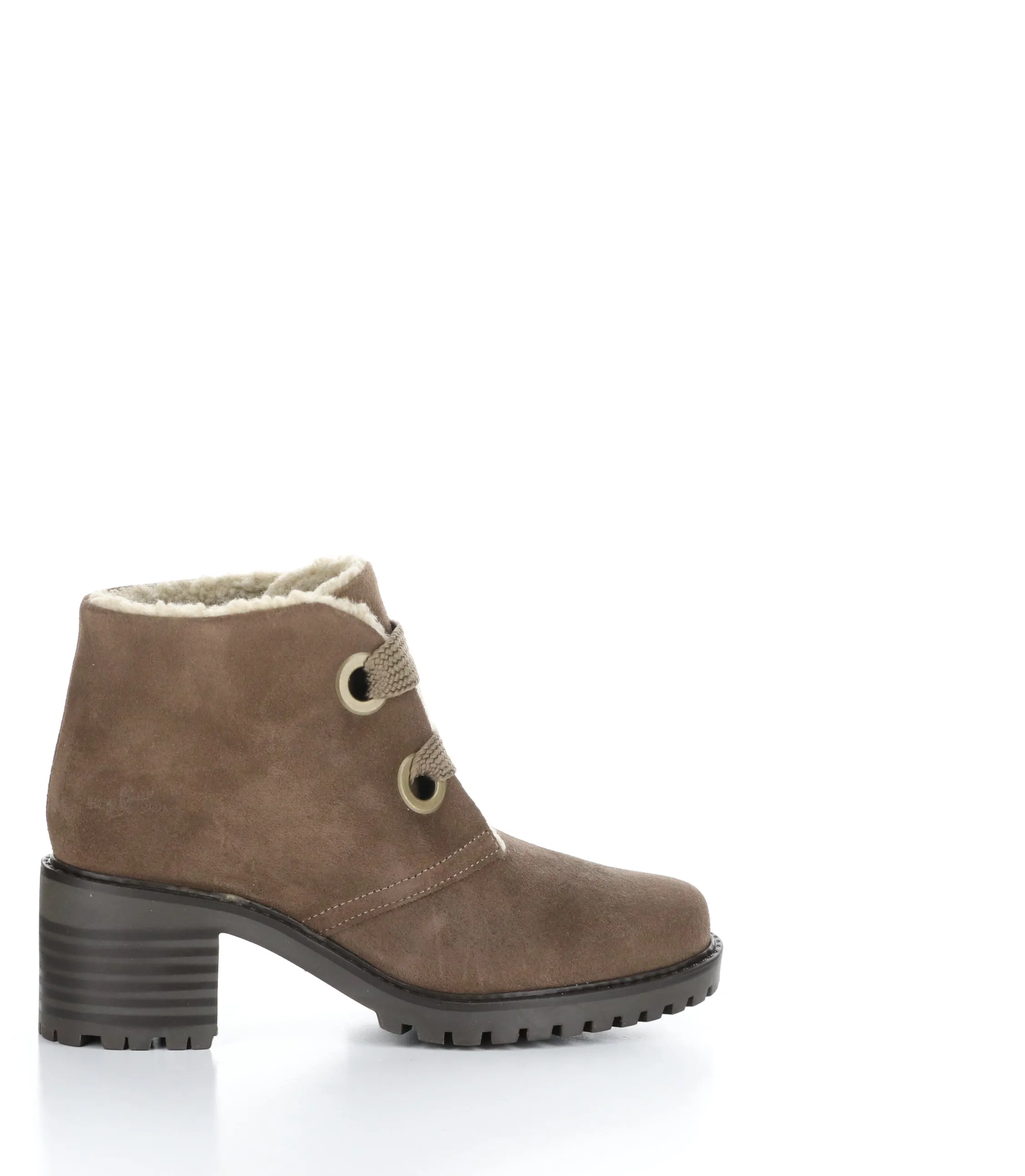 INDEX TAUPE Round Toe Boots