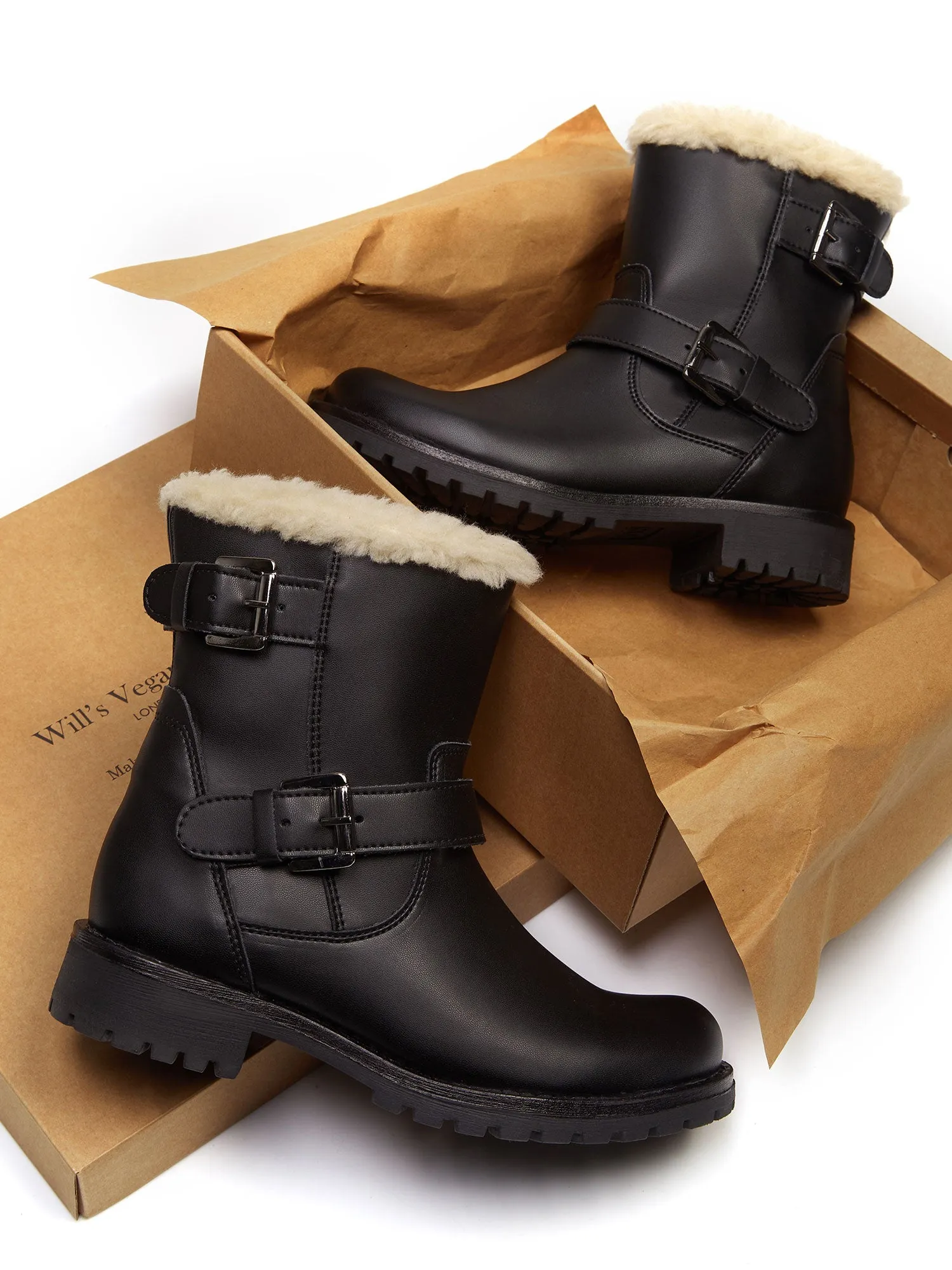 Insulated Biker Boots