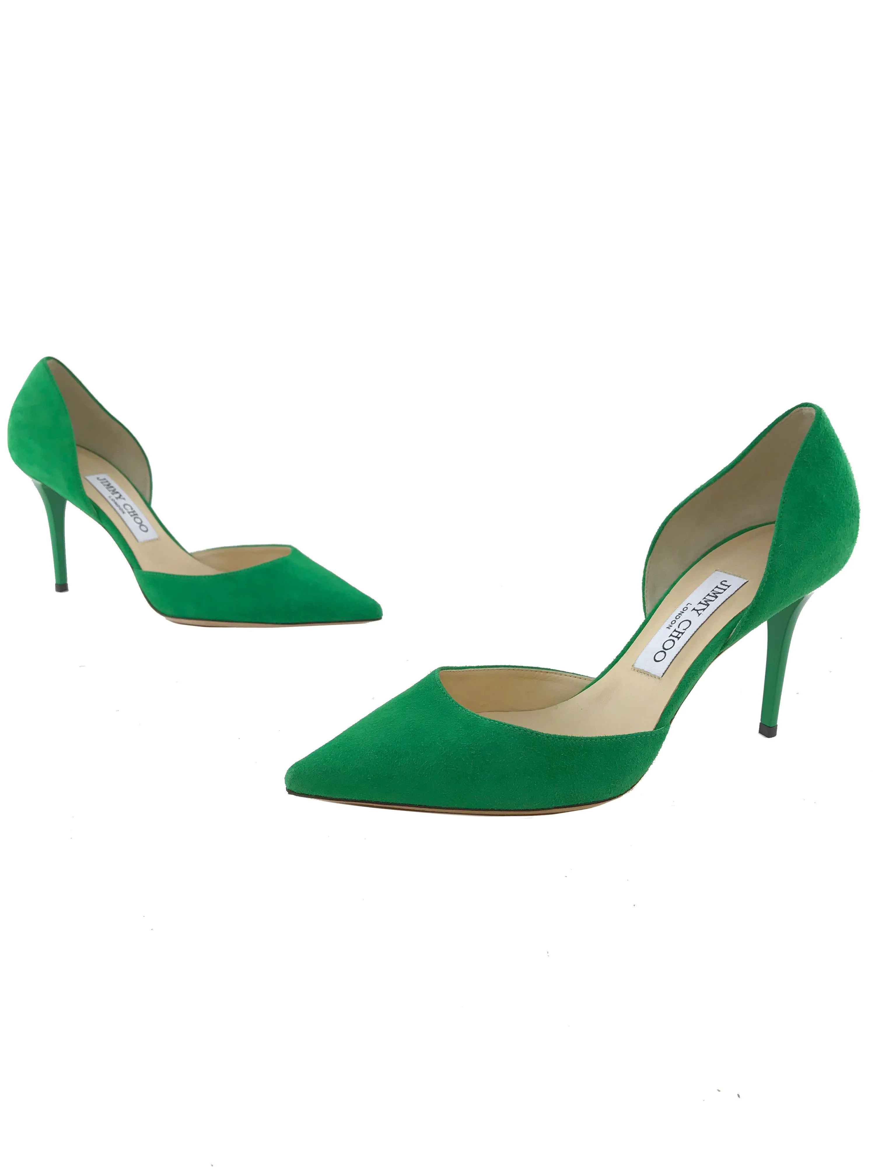 Jimmy Choo Addison Suede d'Orsay Pumps Size 7.5