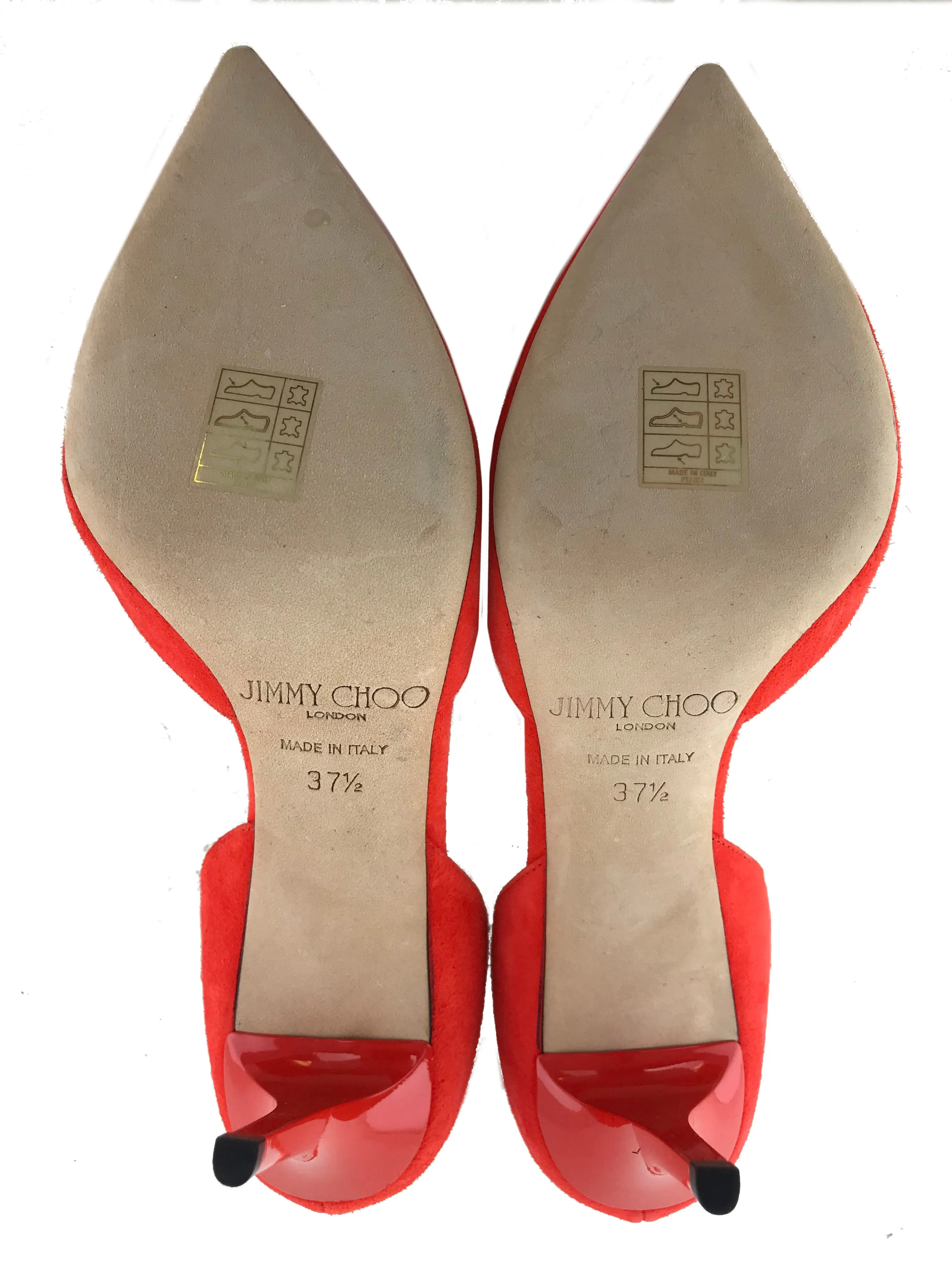 Jimmy Choo Addison Suede d'Orsay Pumps Size 7.5