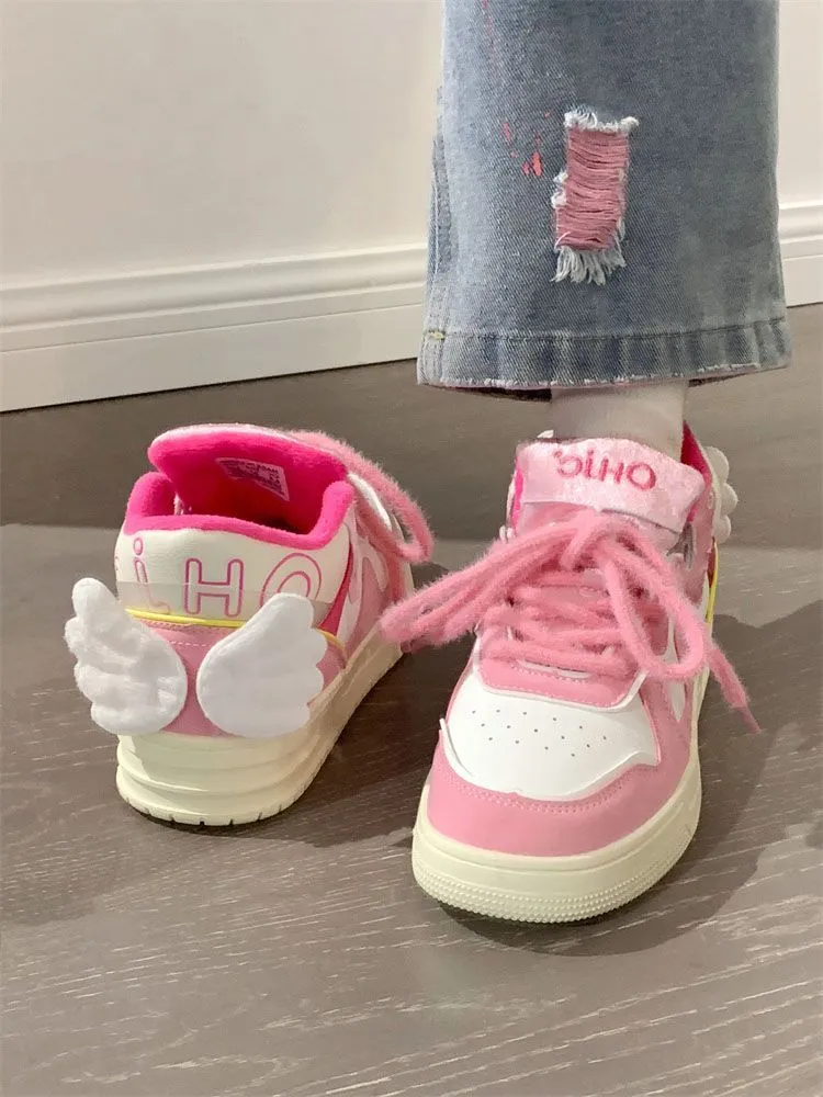 kawaii Angel Wings Sneakers Shoes - Kimi