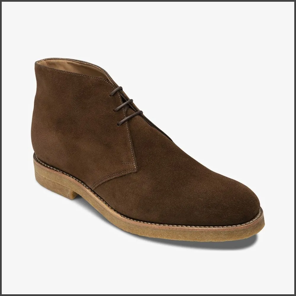 Loake Rivington Brown Suede Boot*