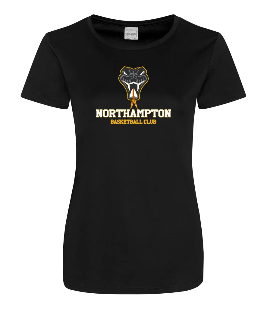 Northampton Basketball Ladies Wicking T-Shirt