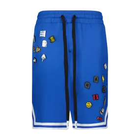 PIN EXPLOSION BASKETBALL SHORT BLUE