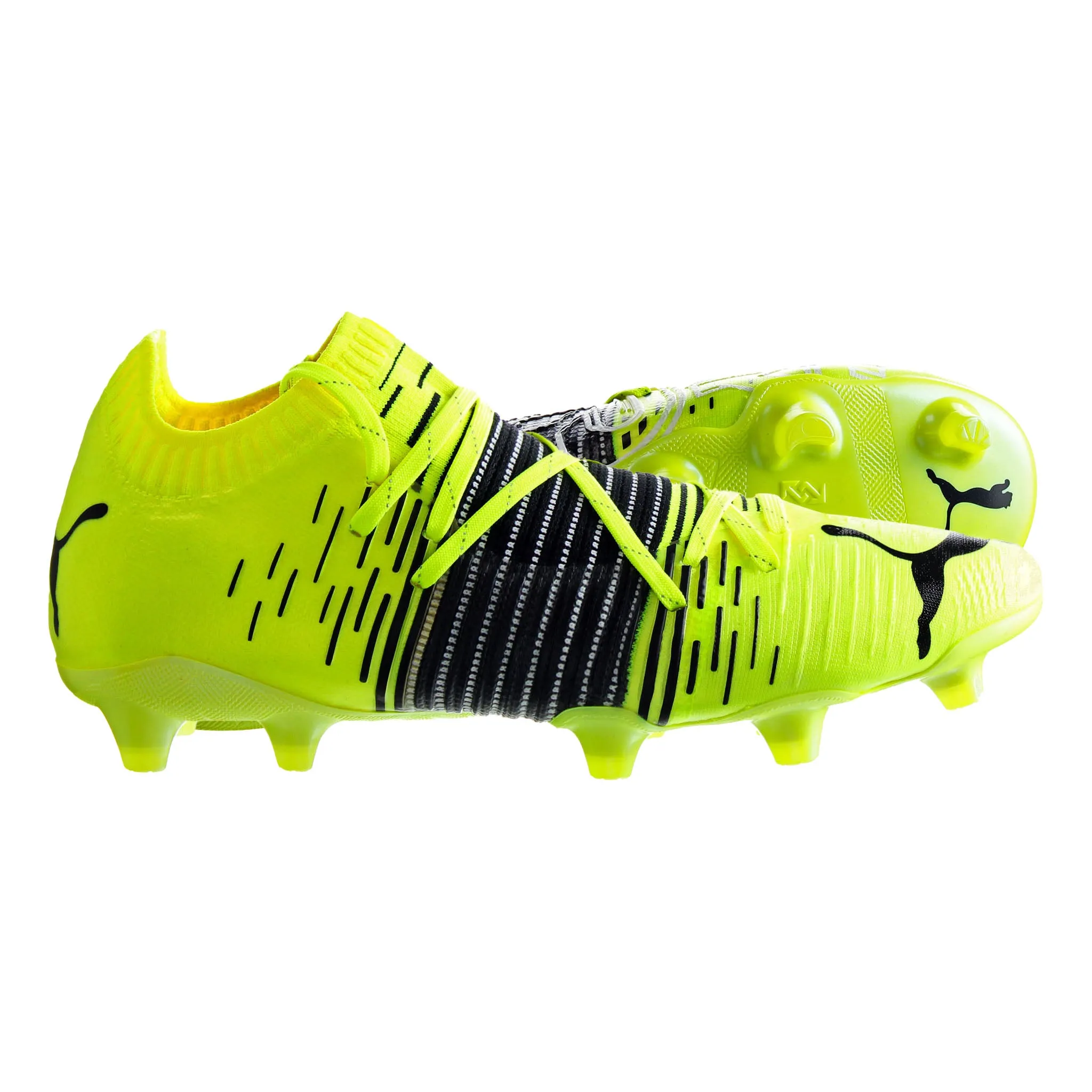 Puma Future Z 1.1 FG/AG Yellow Mens Football Boots