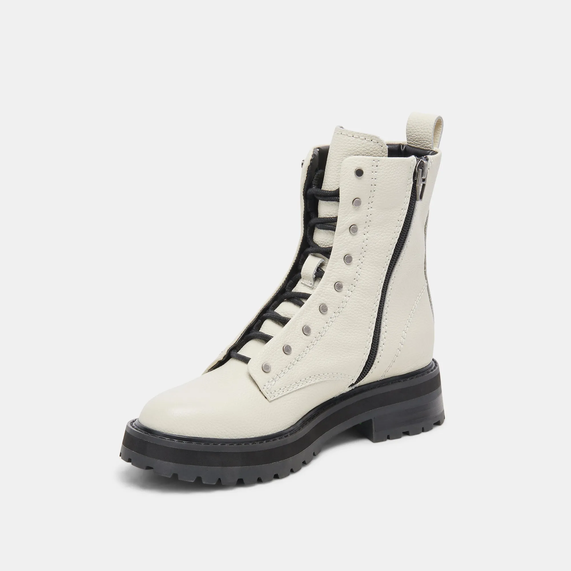 RANIER BOOTS OFF WHITE LEATHER