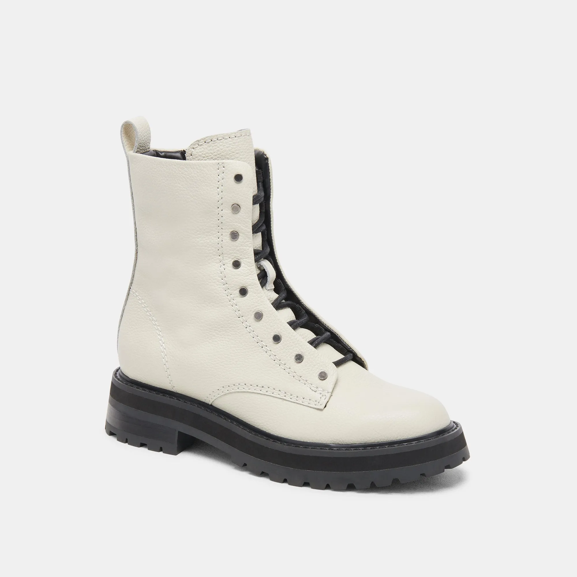 RANIER BOOTS OFF WHITE LEATHER