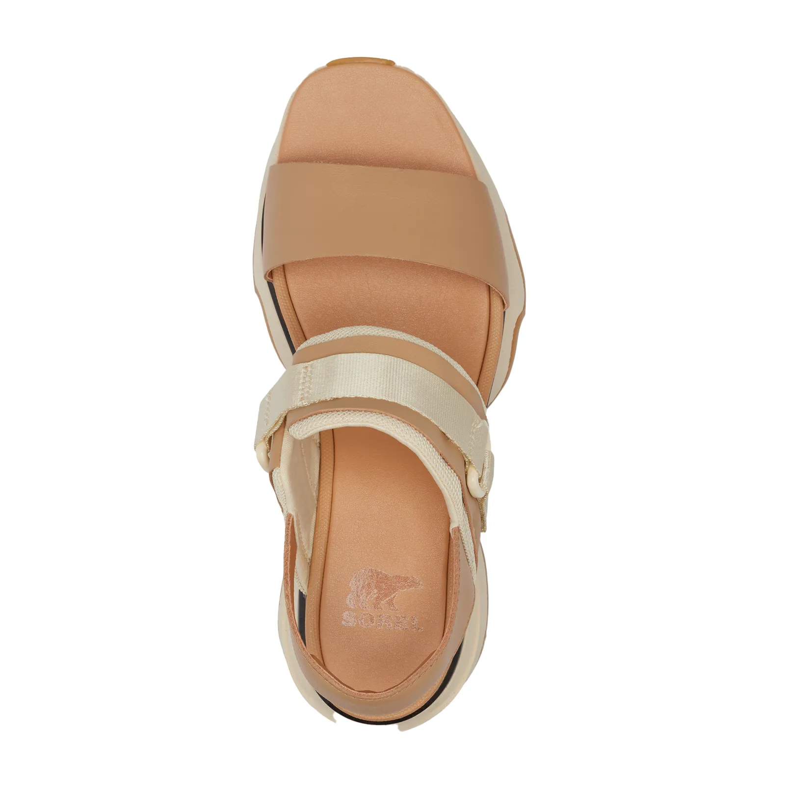 Sorel Kinetic Impact Slingback Heel Sandal (Women) - Honest Beige/Honey White