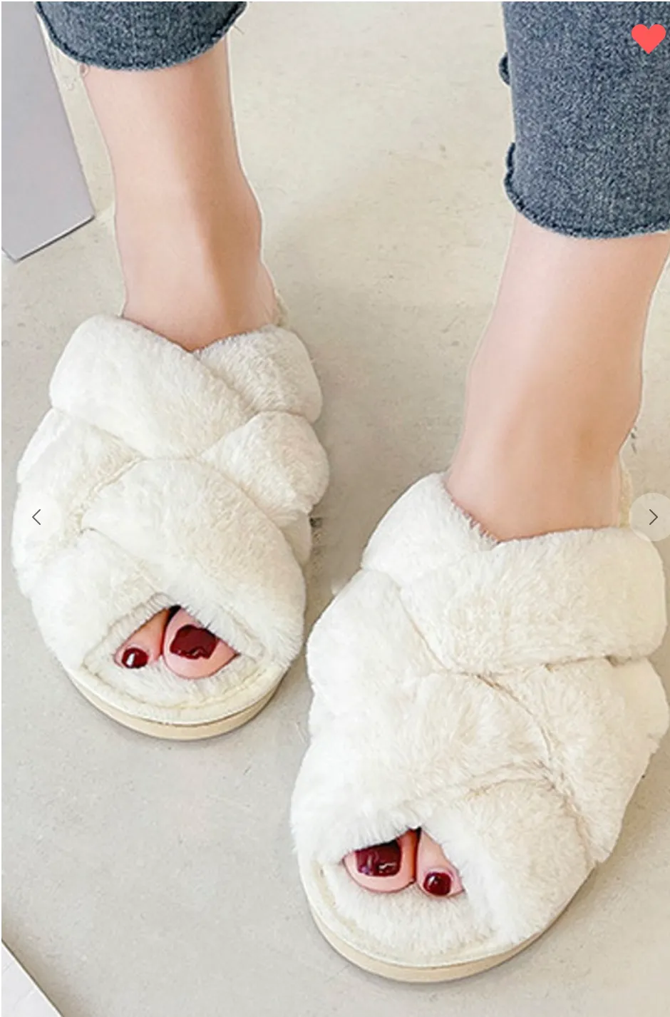 Super Soft Criss Cross Slipper ( 3 colors )