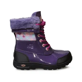 UGG Butte II Purple Velvet Boots - Youth