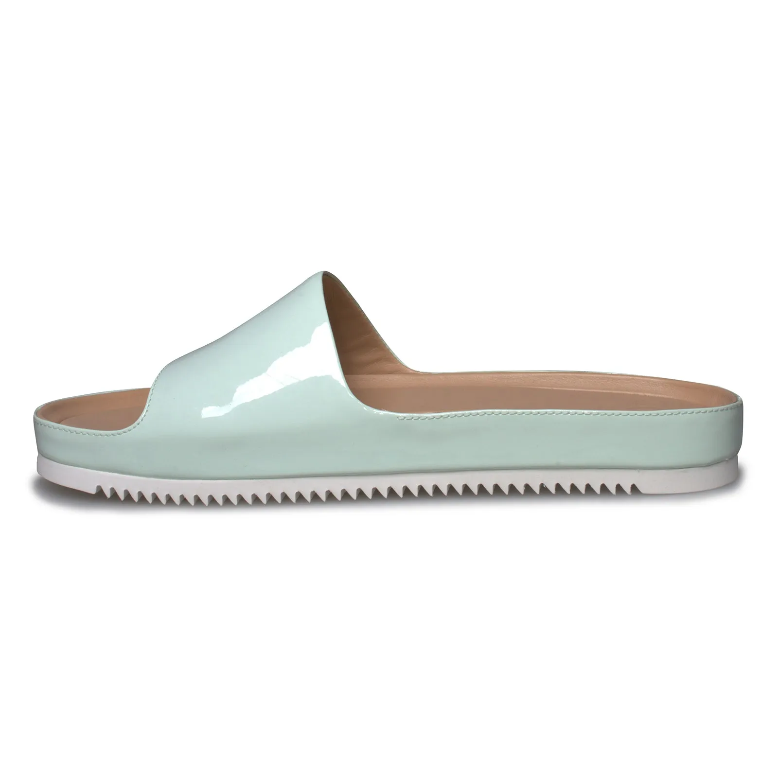 UGG Jane Patent Agave Glow Slip On Sandals - Women's