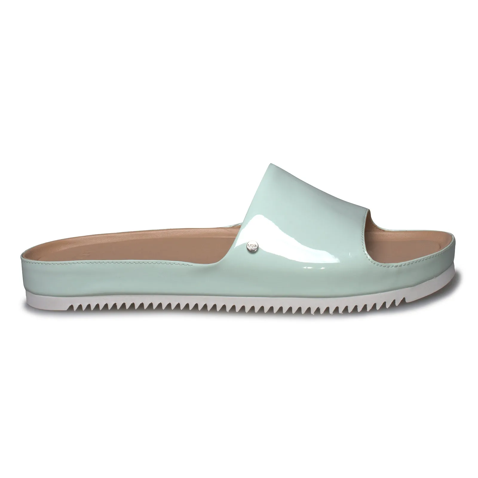 UGG Jane Patent Agave Glow Slip On Sandals - Women's