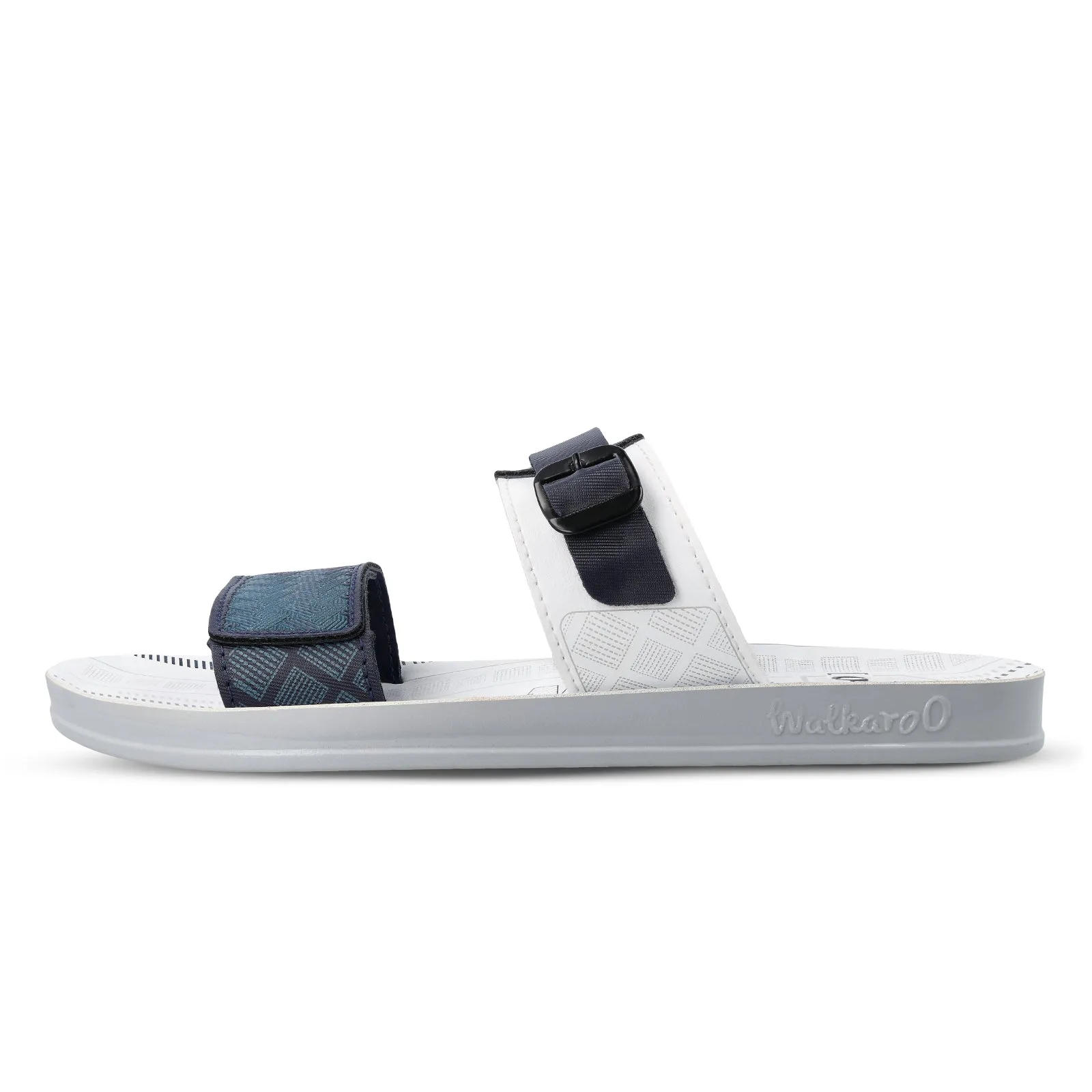 Walkaroo Men Sandal  - WG5546 White Blue