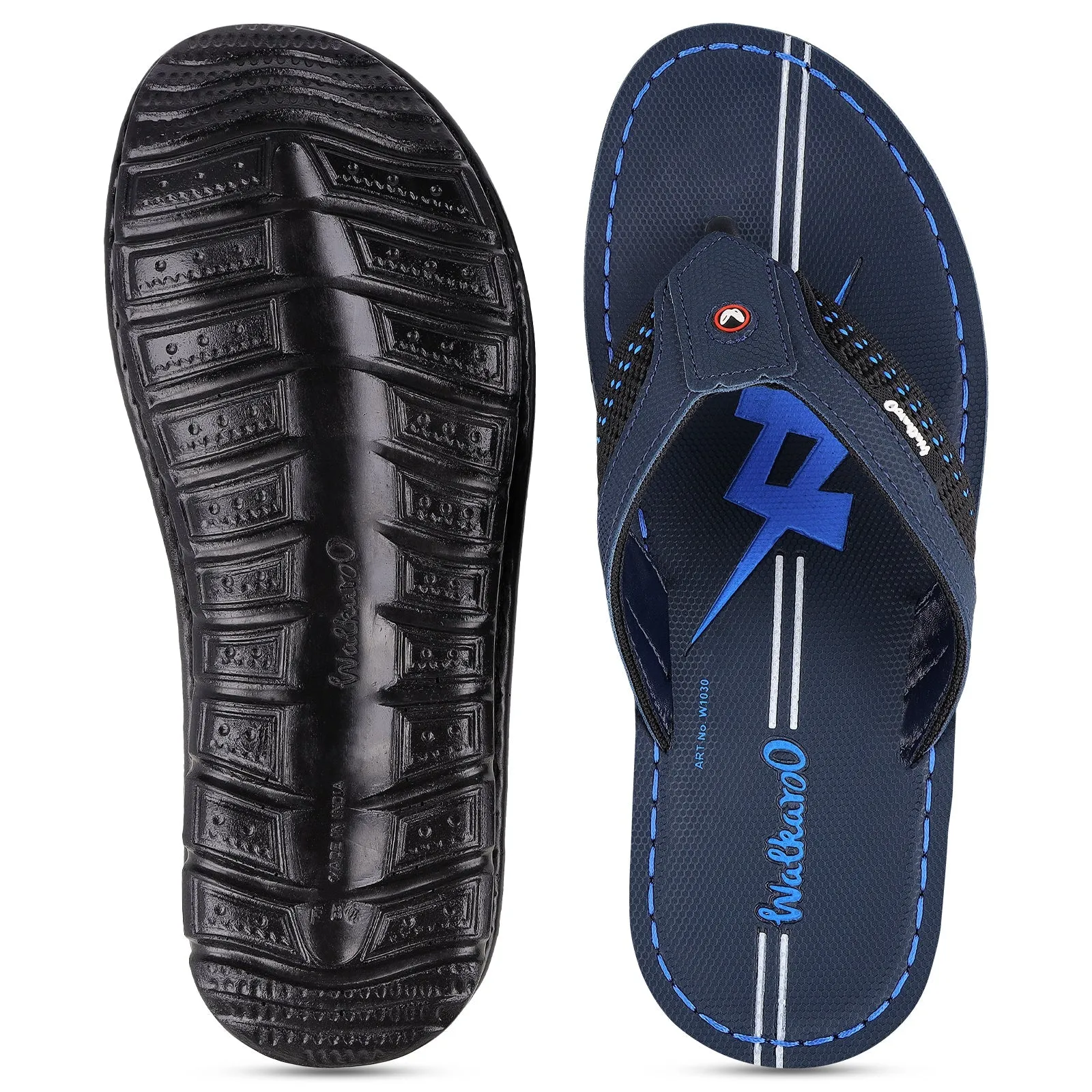 Walkaroo Men Sandals  - W1030 Blue