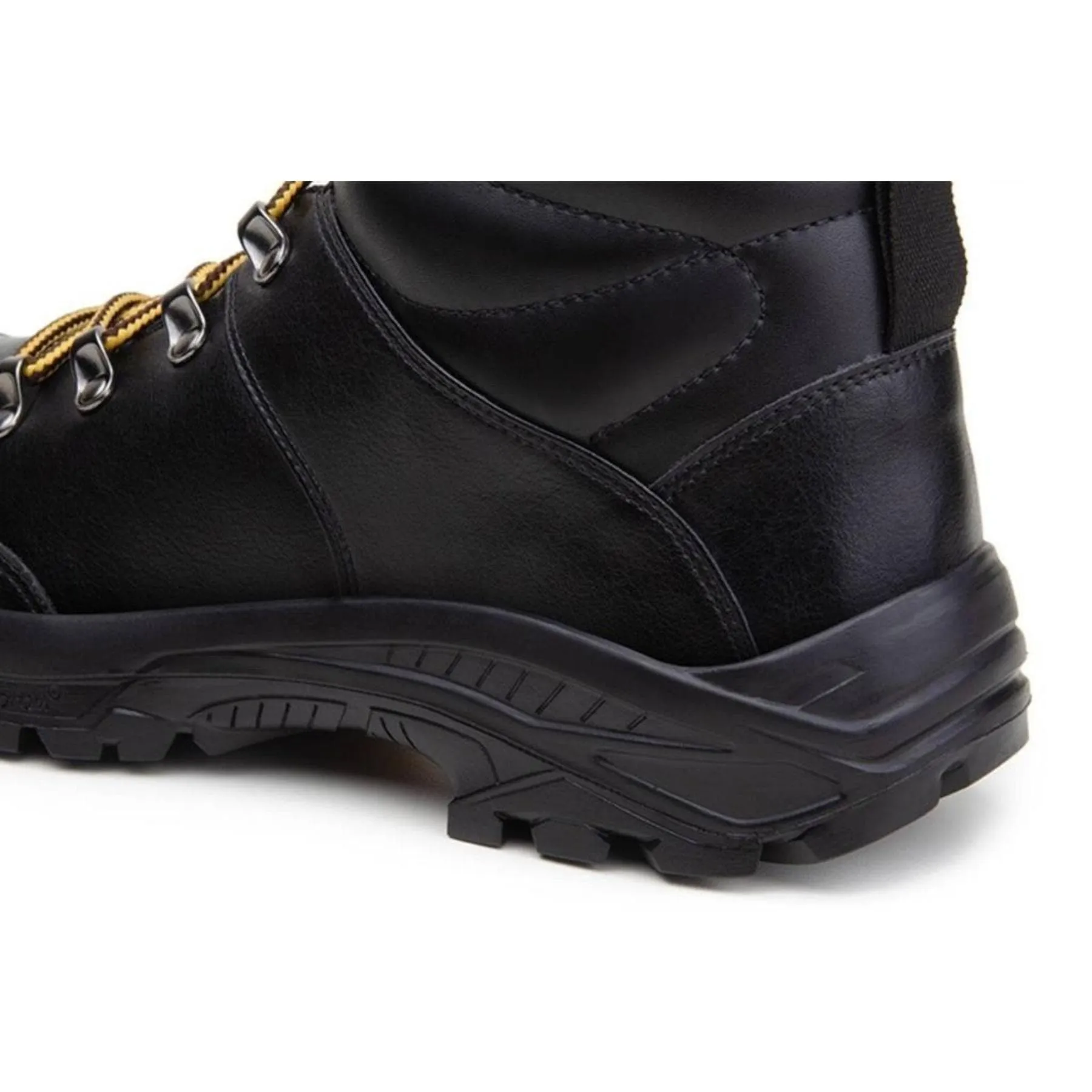 'Wave Explorer' vegan high-top explorer boots by Ahimsa - black