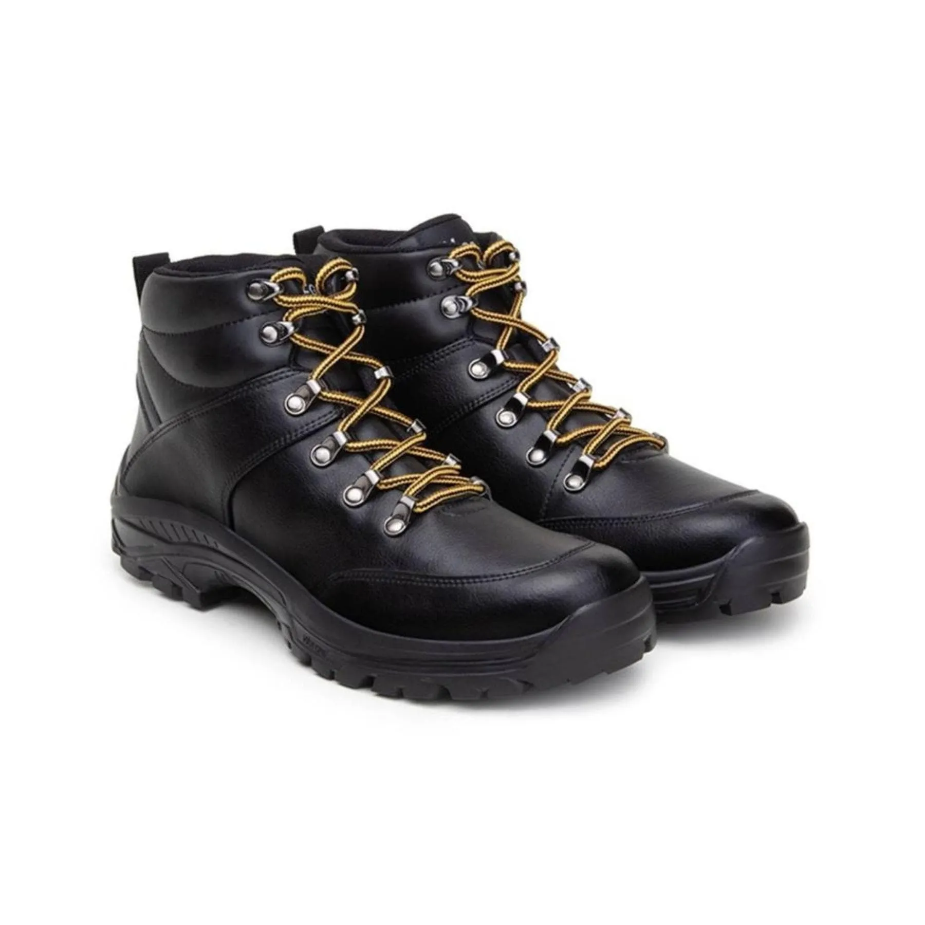 'Wave Explorer' vegan high-top explorer boots by Ahimsa - black